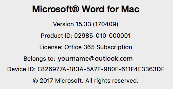 office 20016 for mac purchase