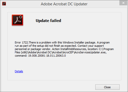 os x cannot install any adobe app